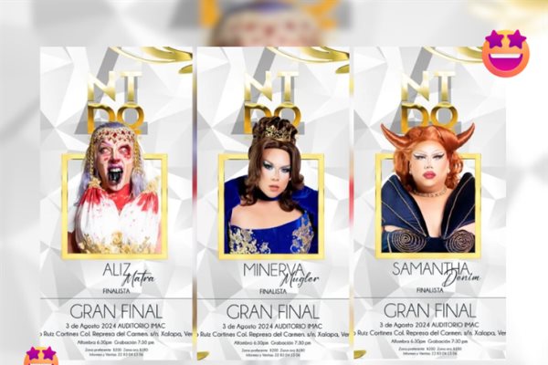 ¿Ya las conoces?, ellas son las finalistas de Next Top Draga Queen 2024 en Xalapa 