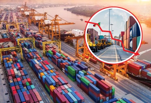 Durante junio, disminuye comercio internacional en México