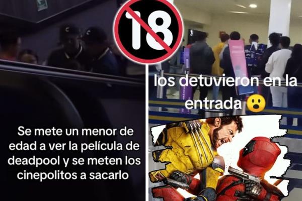 ¡Lo sacaron de la sala! Cinépolis prohíbe a menores de edad ingresar a ver Deadpool & Wolverine (+Video)