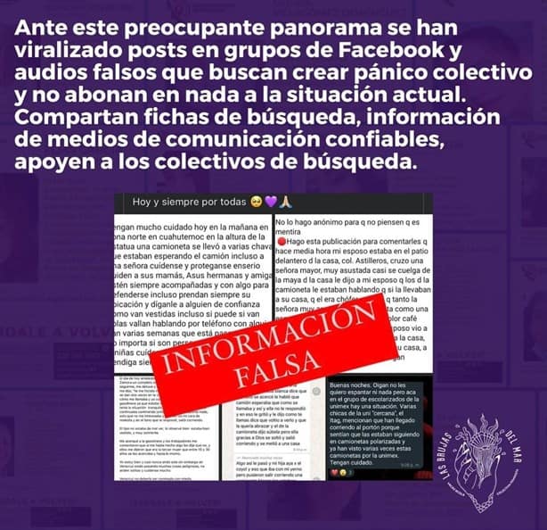 Alerta supuesto regreso de camionetas blancas en Veracruz que levantan mujeres: ¿Cómo surgió esta falsa versión? 