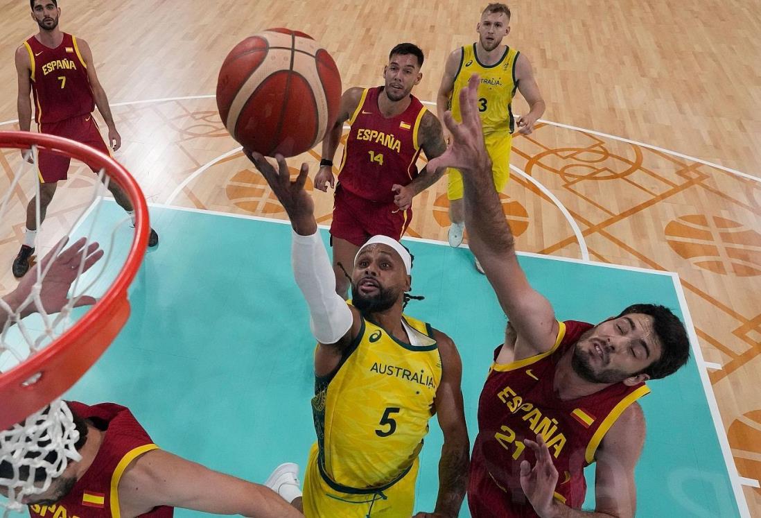 Sorprenden a España en el basquet olímpico