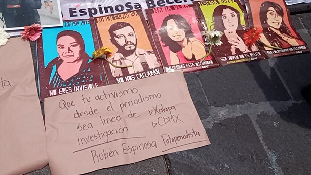 No te olvidamos, Rubén, que tu activismo desde el periodismo sea línea de investigación, exigen en Xalapa (+Video)