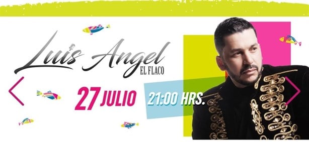 ¡Hoy Luis Ángel "El Flaco" y tradicional baño en las Fiestas de Santa Ana 2024!