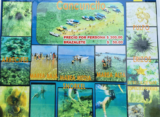 Cancuncito, un paraíso escondido en Veracruz; esto cuesta el paseo en lancha