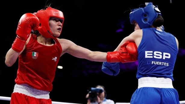 Luchando hasta el final, Fátima Herrera avanza a 8vos en boxeo femenil de París 2024