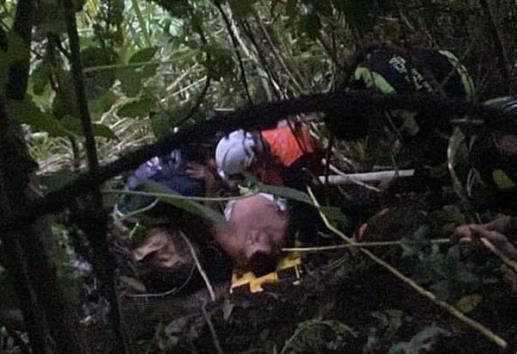 Rescatan a hombre que cayó a una ladera del río San Antonio, en Córdoba