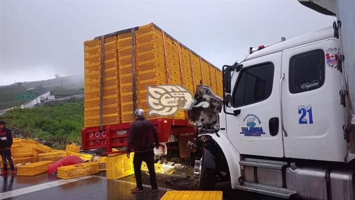 Carambola en Las Cumbres de Maltrata, al menos cuatro lesionados