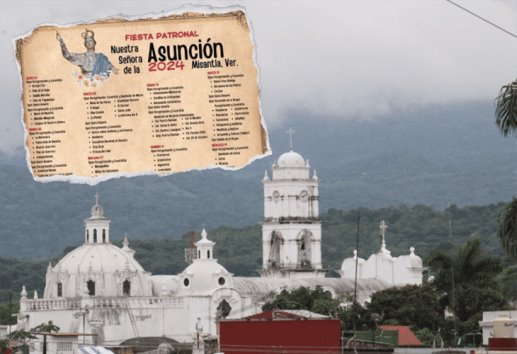 Parroquia de la Asunción se prepara para la fiesta patronal en Misantla