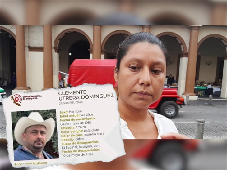 Clemente Utrera Domínguez desapareció el 10 de mayo en Actopan; su esposa lo busca 