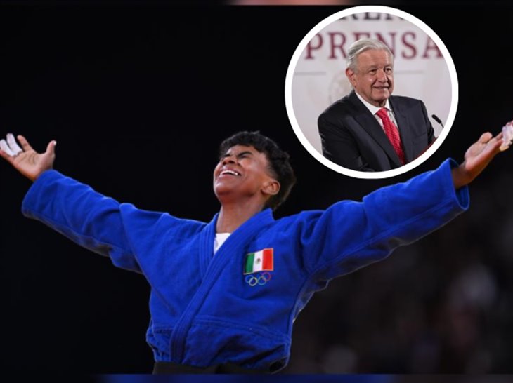 AMLO felicita a la mexicana Prisca Awiti, por medalla de plata en Juegos Olímpicos 