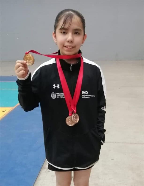 Alexa Alejandre, niña deportista de Xalapa, busca recursos para competir en República Dominicana