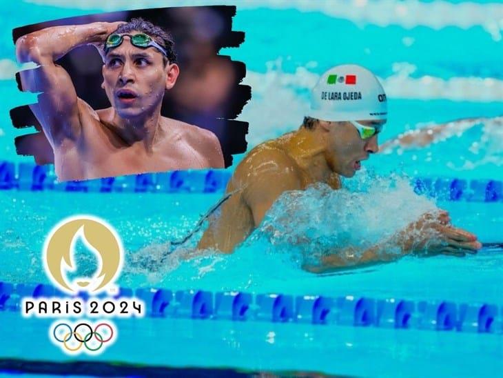 ¿Cómo le fue a Miguel de Lara en la semifinal de Natación en los Juegos Olímpicos 2024?