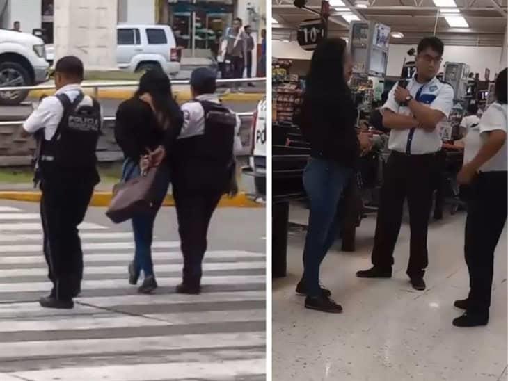 Mujer es detenida por intento de robo a centro comercial de Orizaba