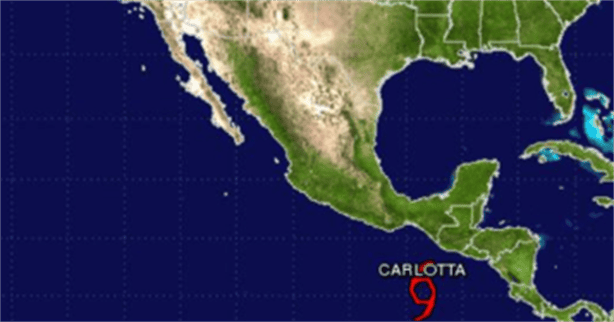 Tormenta tropical Carlotta: ¿cuándo llega a México y qué estados serán afectados?