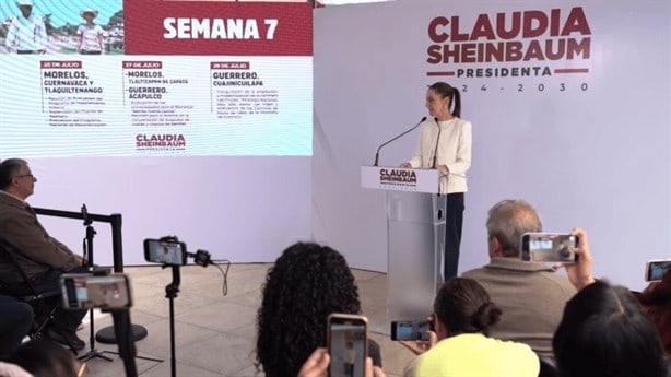 AMLO y Claudia Sheinbaum anuncian gira juntos por Veracruz