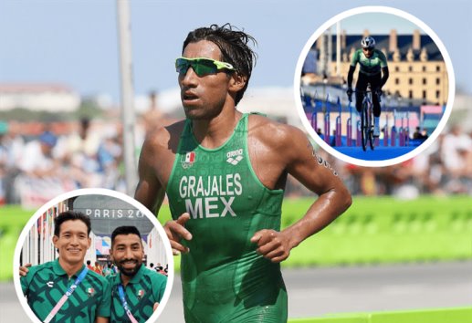 Triatletas mexicanos sin medalla; xalapeño Crisanto Grajales va por última prueba en Juegos Olímpicos 2024