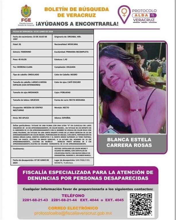 Localizan sin vida a joven de Orizaba reportada como desaparecida en Tlaxcala