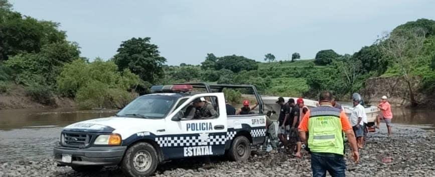 Localizan cuerpo de niña en río Cotaxtla; ella y su gemelo fueron arrastrados por corriente del río Jamapa