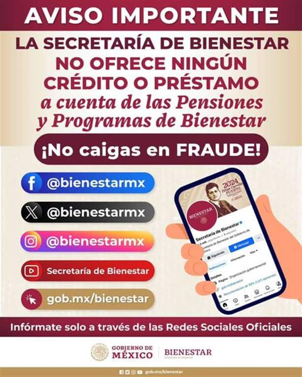 ¡Mucho ojo! Así estafan a beneficiarios de programas del Bienestar por WhatsApp