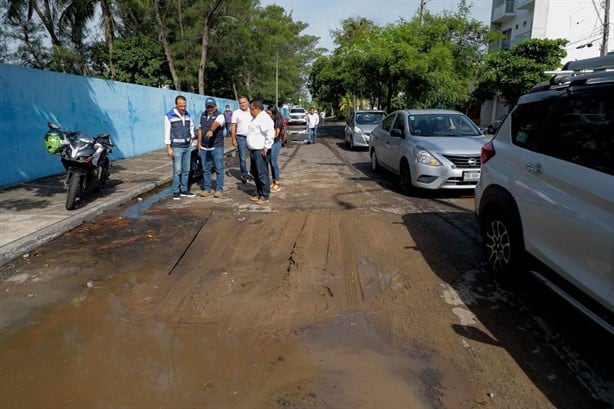 Alcalde de Boca del Río anuncia nueva obra de pavimentación en fraccionamiento Costa Verde