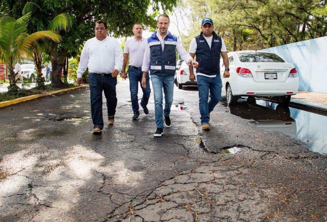 Alcalde de Boca del Río anuncia nueva obra de pavimentación en fraccionamiento Costa Verde