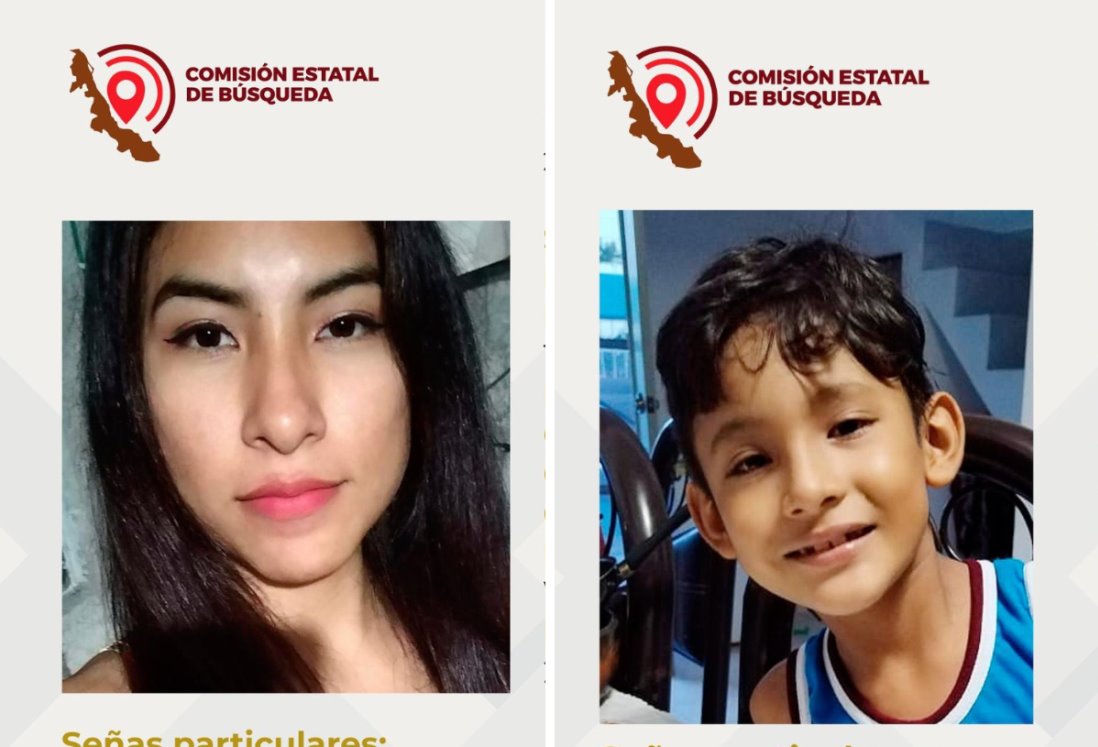 Mariana Guatzozon y su hijo de 8 años desaparecieron en la ciudad de Veracruz