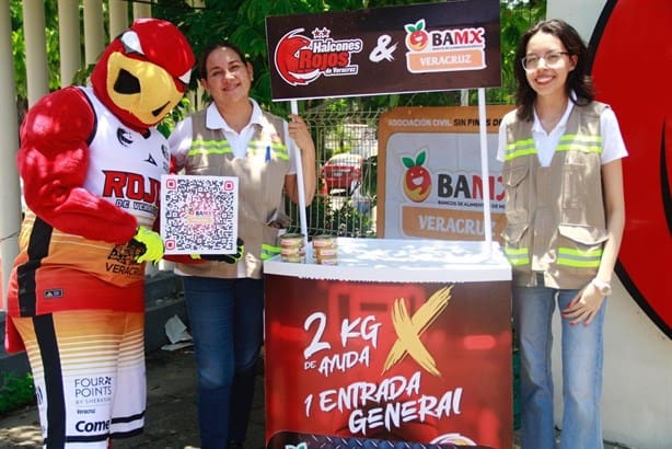 Tienen Halcones buena causa con el Banco de Alimentos