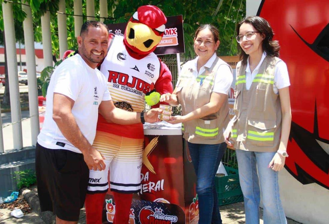 Tienen Halcones buena causa con el Banco de Alimentos