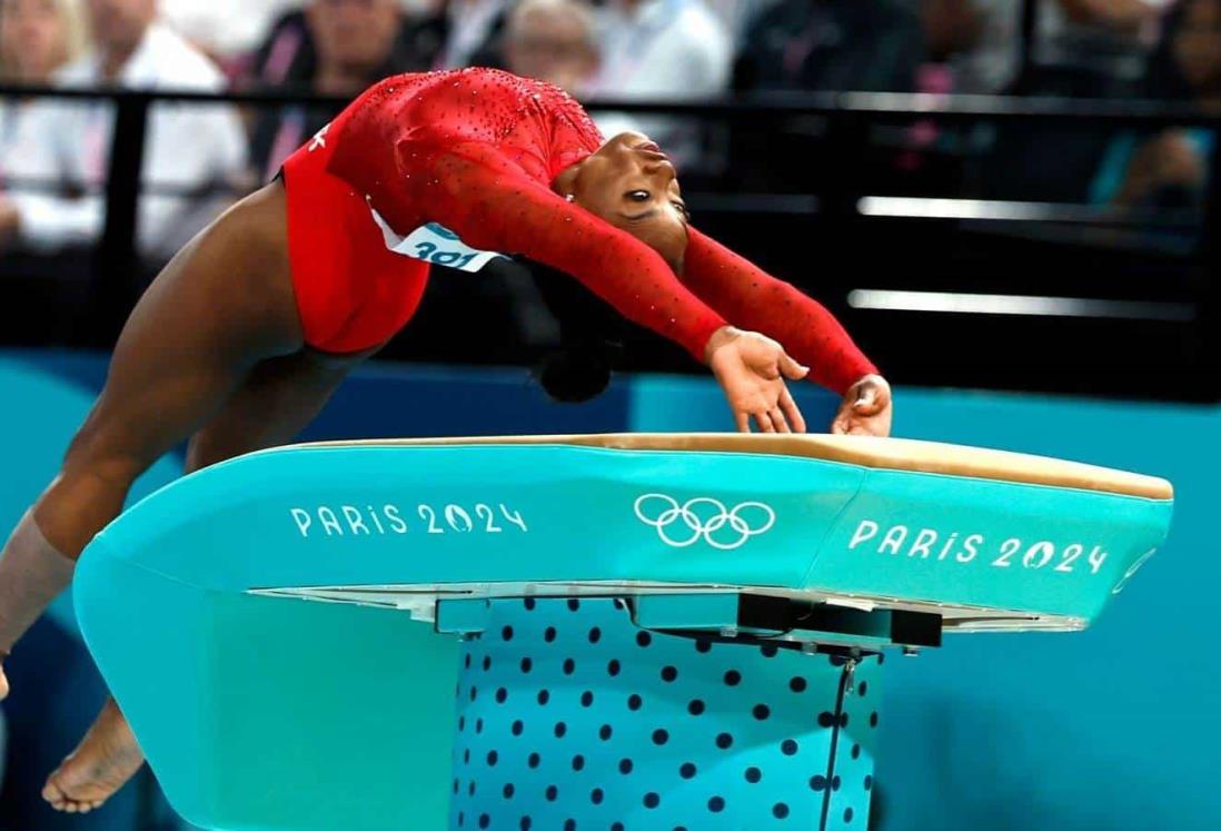 Consigue Simone Biles tercer oro en JO 2024