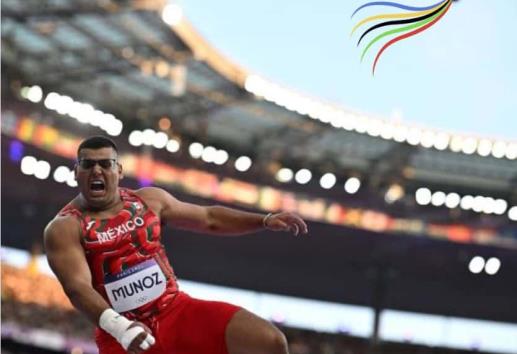 Uziel Muñoz termina en octavo lugar en lanzamiento de bala en París 2024