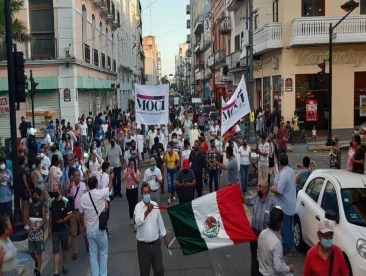 A esta hora habrá una manifestación en el centro histórico de Veracruz; habrá cierres viales