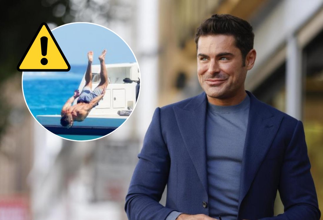 Zac Efron hospitalizado tras fuerte accidente en piscina ¿Qué le pasó?