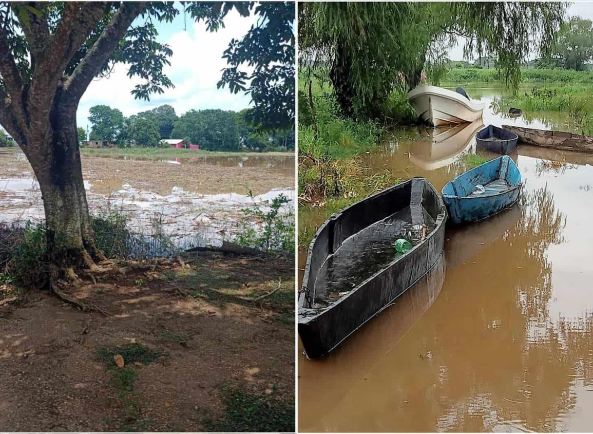 Aumento de nivel de ríos provoca cierre en 3 tramos de la zona rural de Texistepec