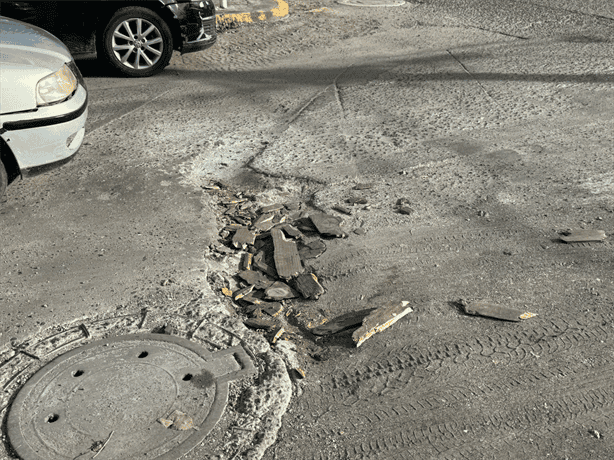 Vecinos de Playa Tortuga en Veracruz exigen reparación urgente de calles deterioradas