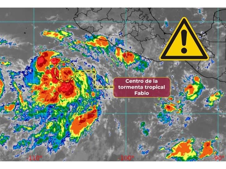 Tormenta tropical Fabio: estas son las zonas de México que están en riesgo