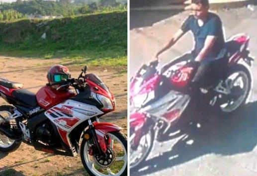 ¡Justo frente a la iglesia! Se robaron una motocicleta en Tlapacoyan