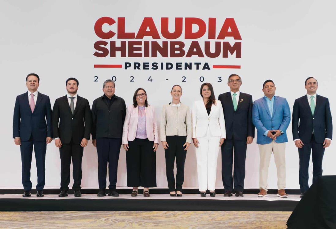 Claudia Sheinbaum garantiza obras de agua y carreteras para Veracruz y otros 7 estados