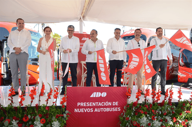 ADO presenta nuevo parque vehicular en Veracruz