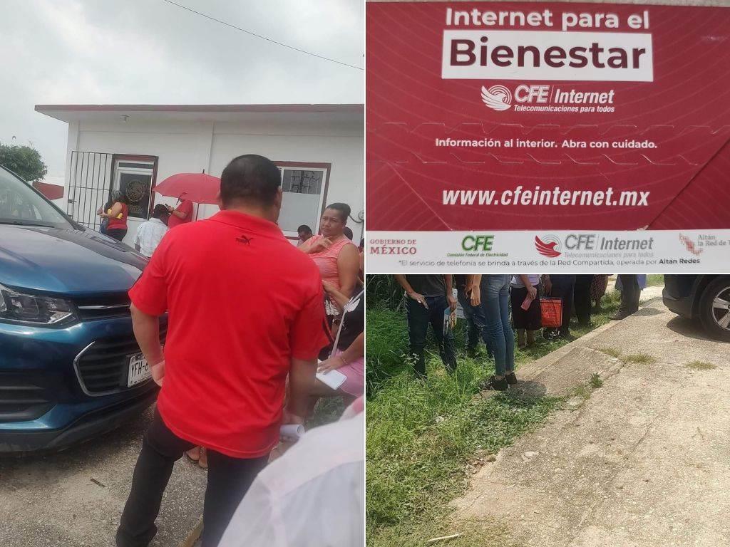 Positiva respuesta en Nanchital por recibir Internet para el Bienestar