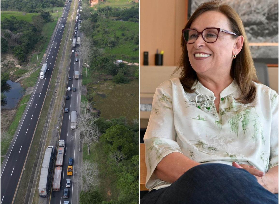 No solo el puente Coatzacoalcos l, esta carretera también será ampliada por Rocío Nahle