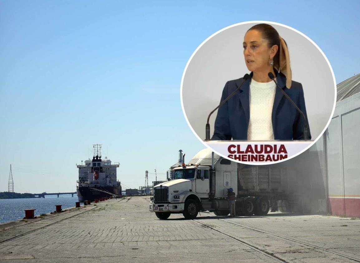 Con esta obra Claudia Sheinbaum busca mejorar conexión al puerto de Coatzacoalcos