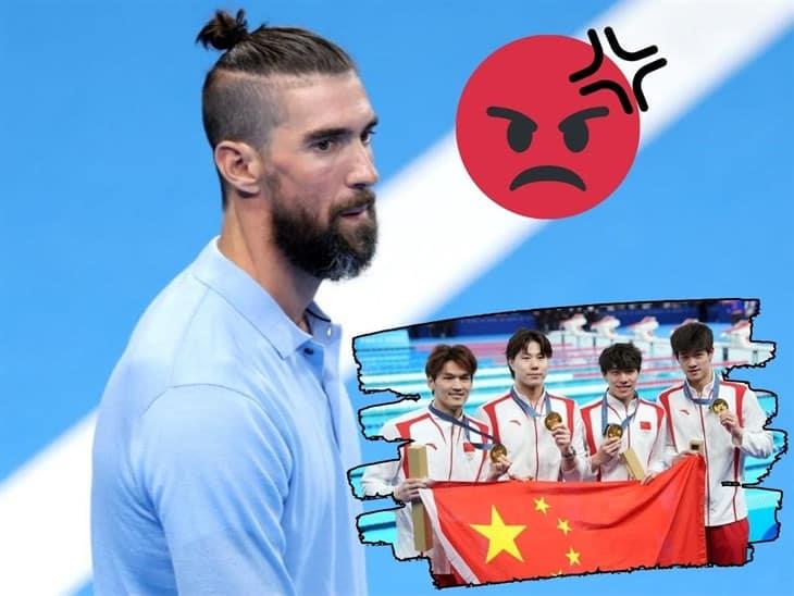 Michael Phelps carga contra el equipo de natación de China en París 2024; ¿qué pasó?