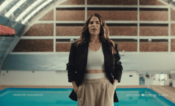 Karla Souza formó parte de la rutina del equipo mexicano de natación ¿Qué fue lo que hizo?