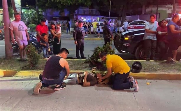 Motociclista resulta gravemente herido en accidente en Martínez de la Torre