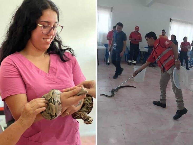 Un éxito, curso de manejo de fauna venenosa en Colipa