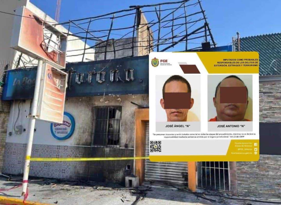 Prisión preventiva a sujetos acusados de quemar restaurantes en Coatzacoalcos