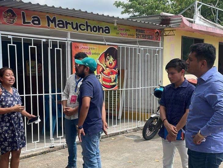 Maruchona: Jóven emprendedor resultó agredido durante clausura de local