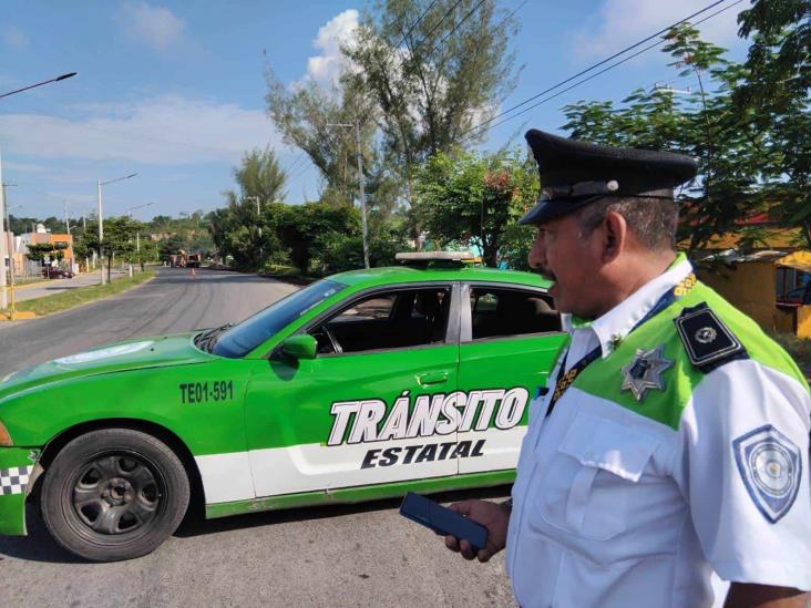 Por obra limitan circulación en carretera de Poza Rica a Sierra Totonaca