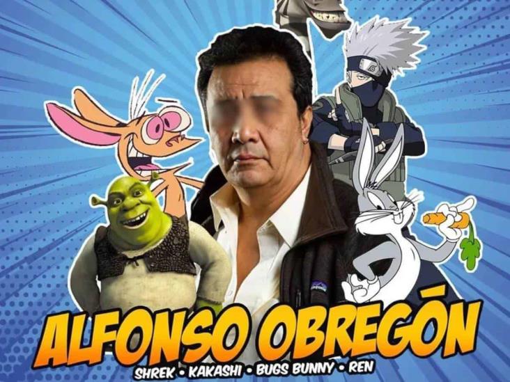 No solo Shrek; Alfonso Obregón también dio su voz a estos personajes