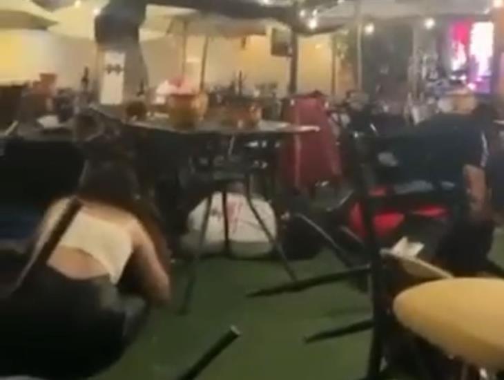 Escalofriante ataque con granada en bar de Celaya queda grabado en VIDEO